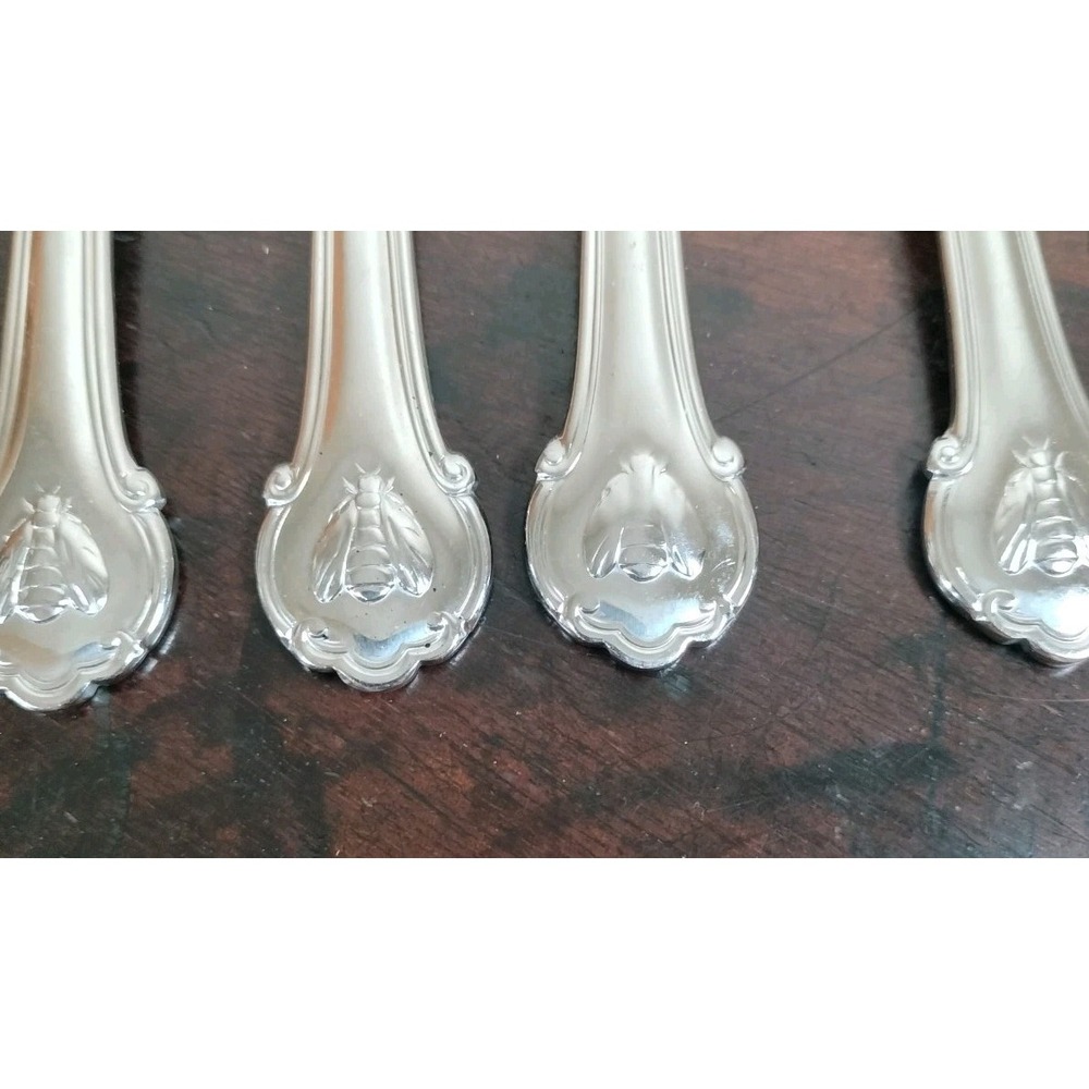 Wallace‎ Napoleon Bee 18/10 Stainless Steel Dinner Fork (Set of Four) - Picture 3 of 6